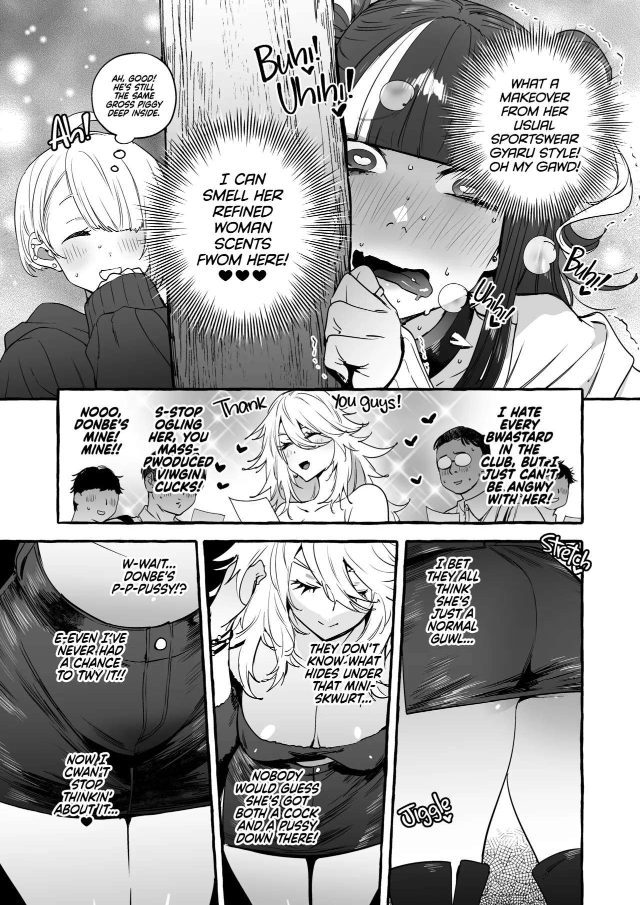 Wotasa no Gyaru VS Jirai Otoko | Otaku Gyaru VS Toxic Boy page 12 full