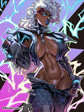 Storm, Punk design (X-Men). cover