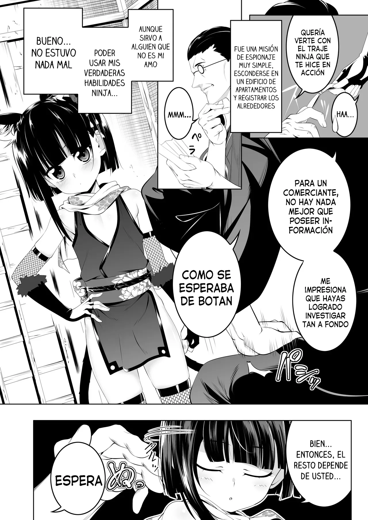 Koushoku no Chuugi Kunoichi Botan Shi | Botan, la kunoichi lujuriosamente leal 4 page 3 full