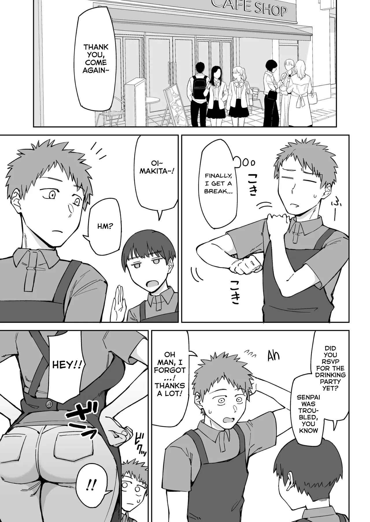 Baito-saki no itsumo kigen warusōna tsurime no senpai shufu  o nomikai de kaihou shitara, jitsu wa otto to gobusata na chou tsuyo seiyoku de, binkan na kyonyuu to kyoshiri o hamemakutta hanashi page 2 full