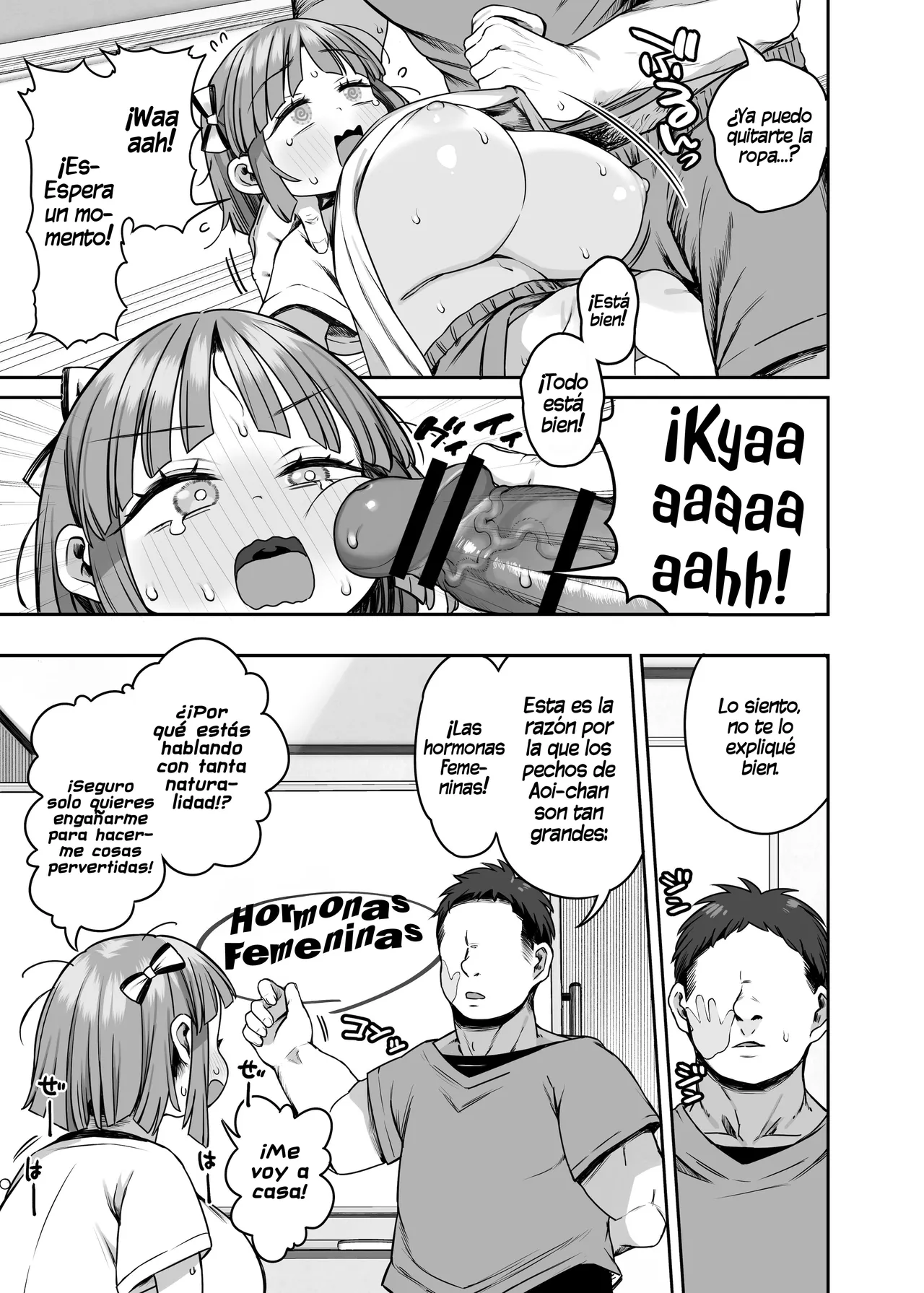 Dekasugi!？Bakunyuu Shougakusei Aoi-chan｜¿¡Demasiado Grandes!？Aoi-chan, la Estudiante de Primaria de Enormes Pechos page 11 full