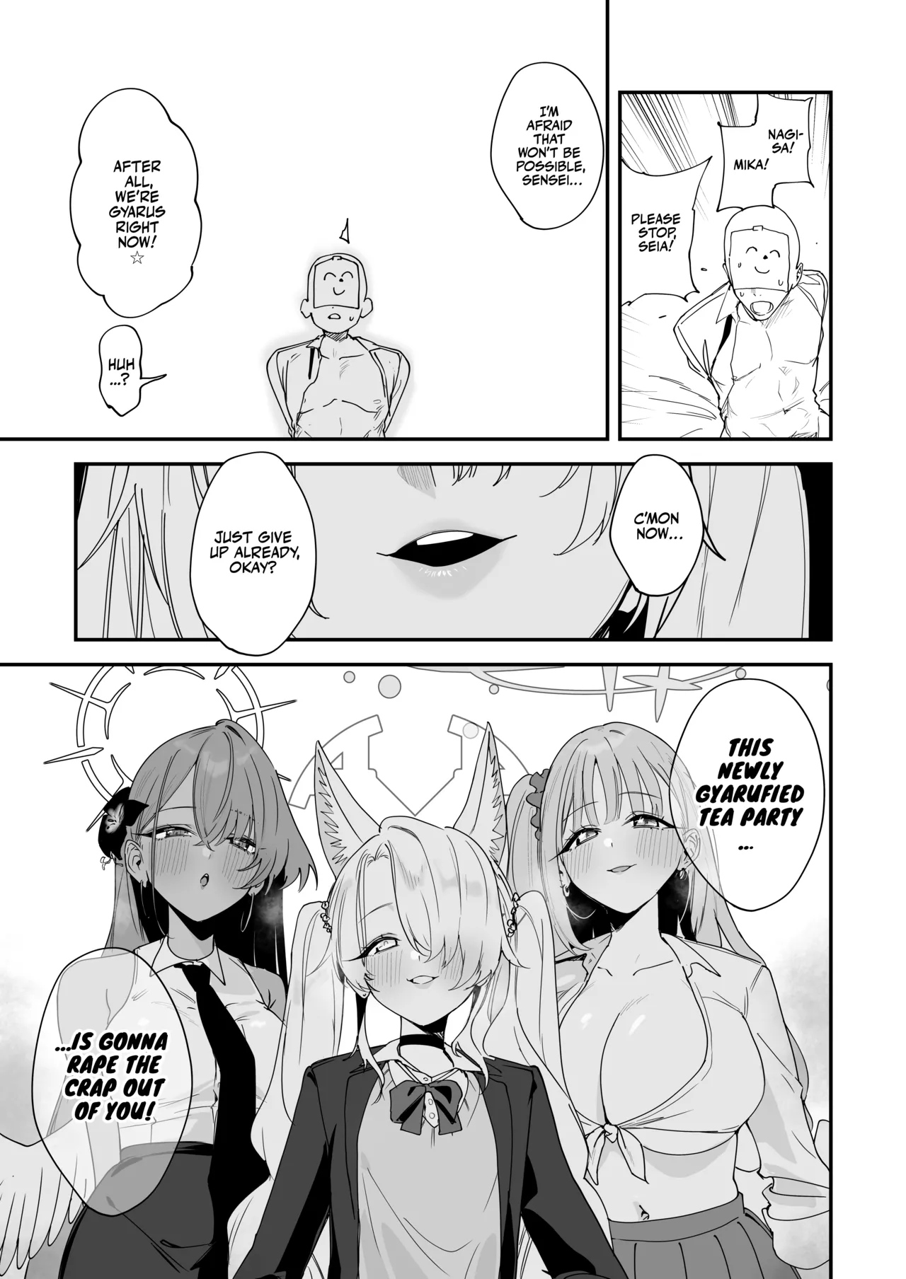 Tea Party ga Ecchi na Gal ni Nacchatta!? | The Tea Party Turned Into A Bunch of GYARUS?! page 6 full