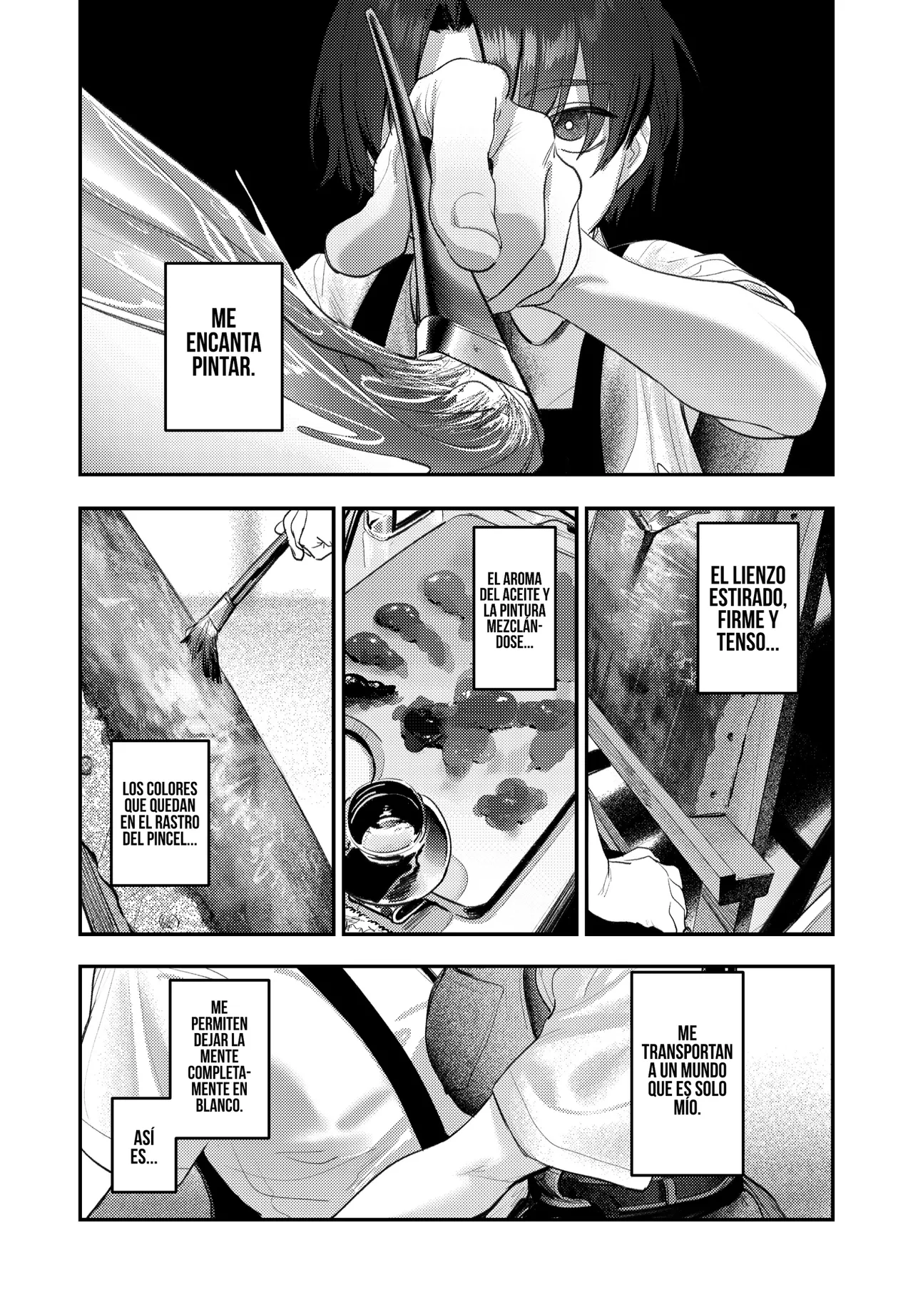 Bijutsubu Harem Katsudou Nisshi ~Senpai no Slump Kaishou ni Kyouryoku shitara, Ikioi de 3P suru Koto ni Natta Hanashi~ | Registro de Actividades Harem del Club de Arte ~Como Ayudar a mi Senpai a Superar su Bloqueó Artístico nos Llevó a Tener un Trío~ page 3 full