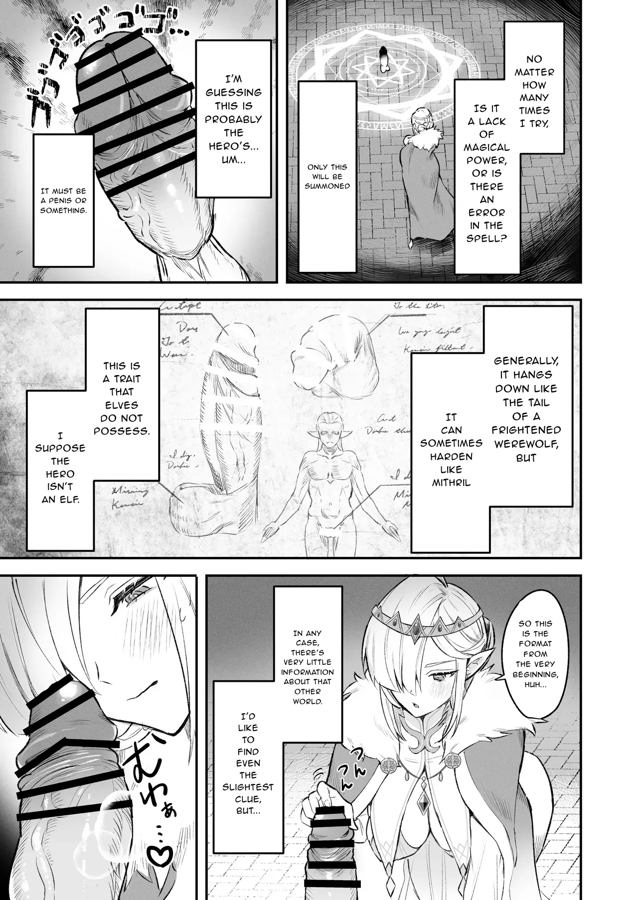 The elf Queen and the Mithril phallus page 6 full
