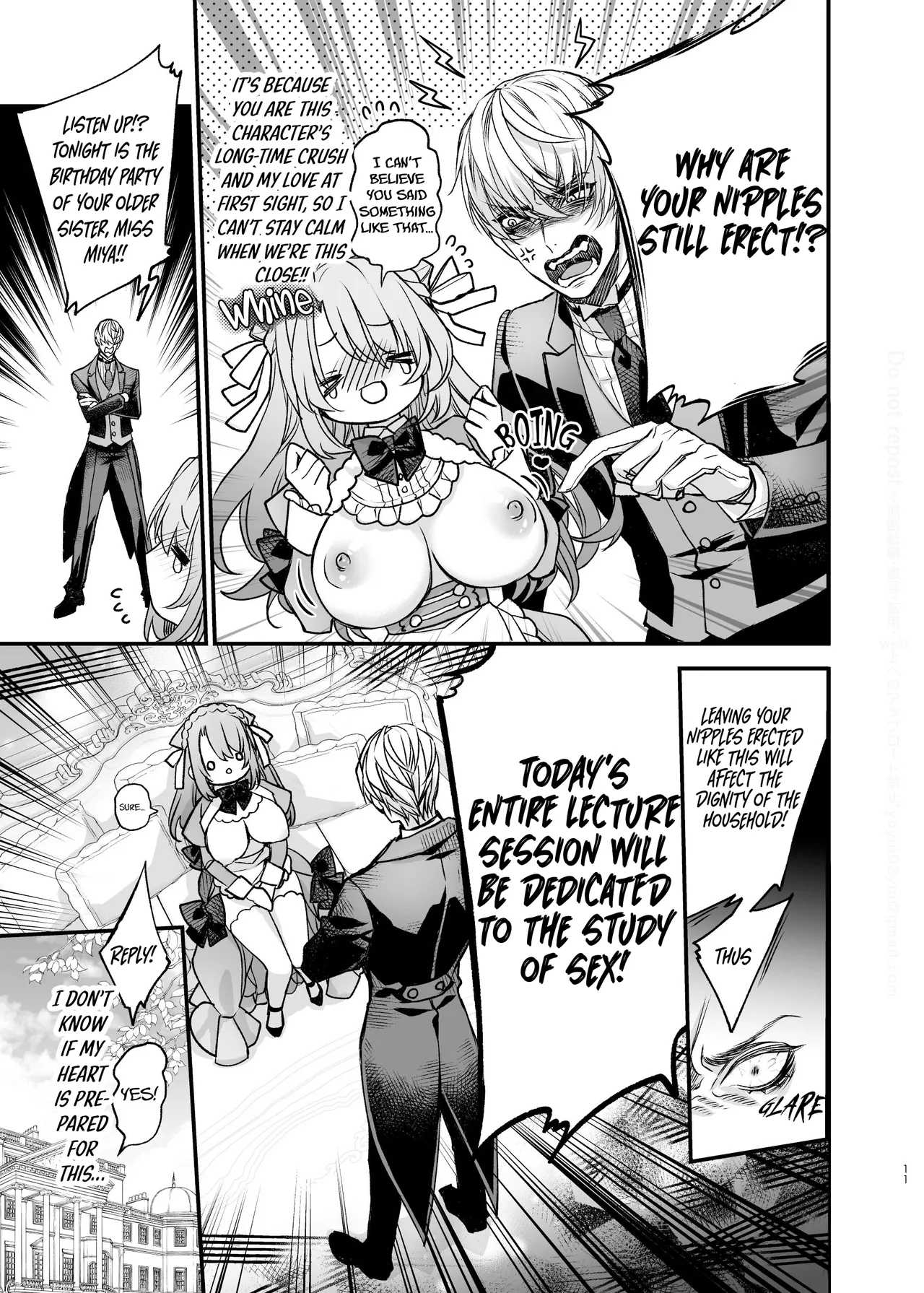 Decaying Morality ~In Love with my Butler in an Exhibitionist Other World~ page 11 full