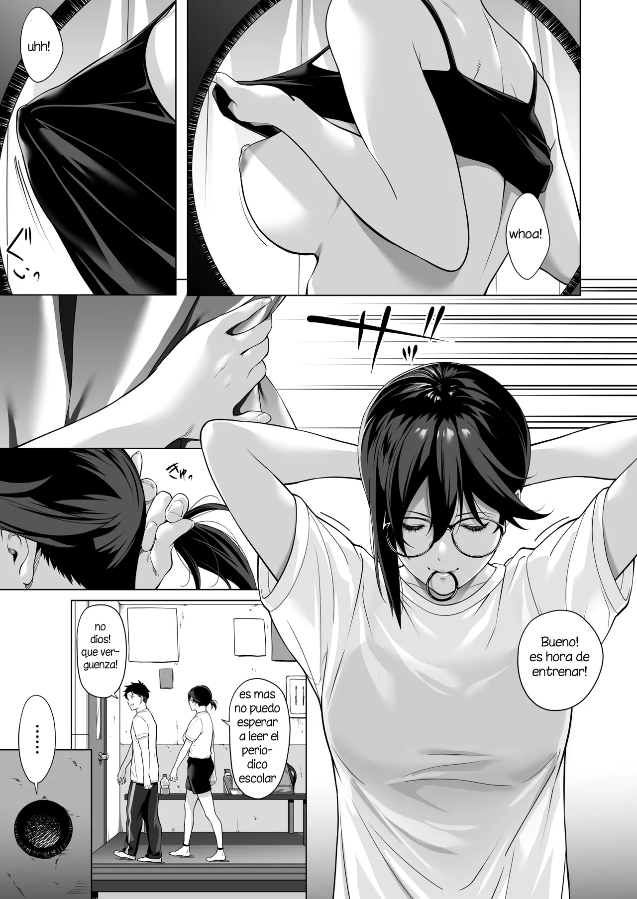 Una noche Temblorosa...  ~La razon por la que Ichika le entrego su cuerpo a un Kouhai Bastardo~ primera parte page 8 full