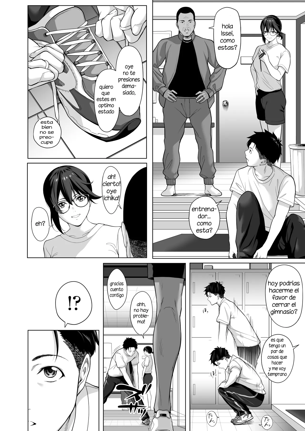 Una noche Temblorosa...  ~La razon por la que Ichika le entrego su cuerpo a un Kouhai Bastardo~ primera parte page 9 full