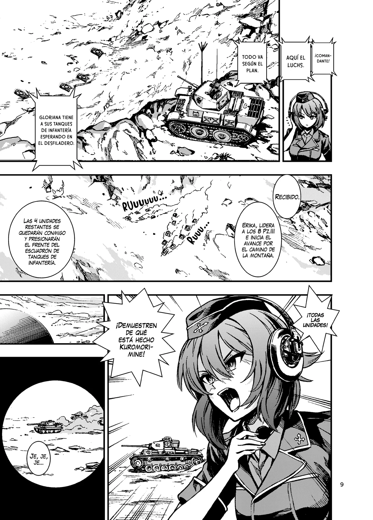 St. Gloriana vs. Kuromorimine page 11 full