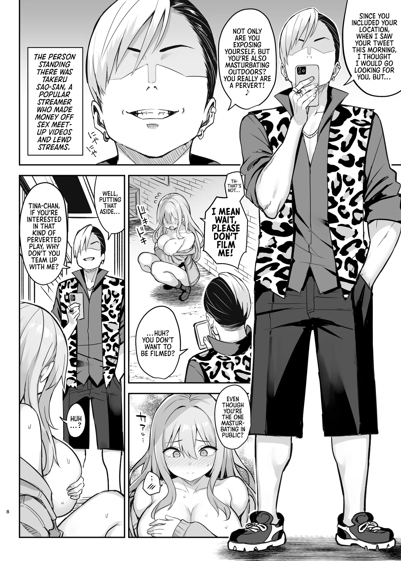 Dosukebe Seijo ga Ecchi na Haishin Katsudou ni Hamaru made - The Naughty Saint Gets Hooked on Lewd Streaming page 9 full