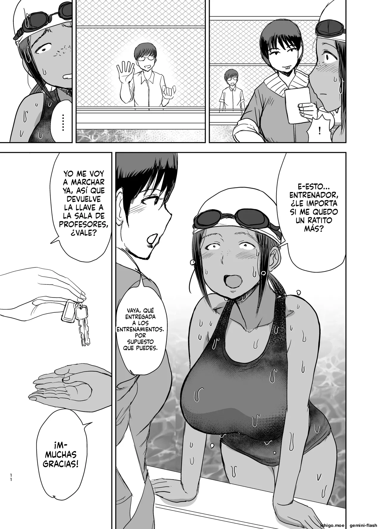 Mob-gao Bakunyuu no Doukyuusei o Ore no Iinari no SeFri ni Shiteyatta... 4 page 12 full