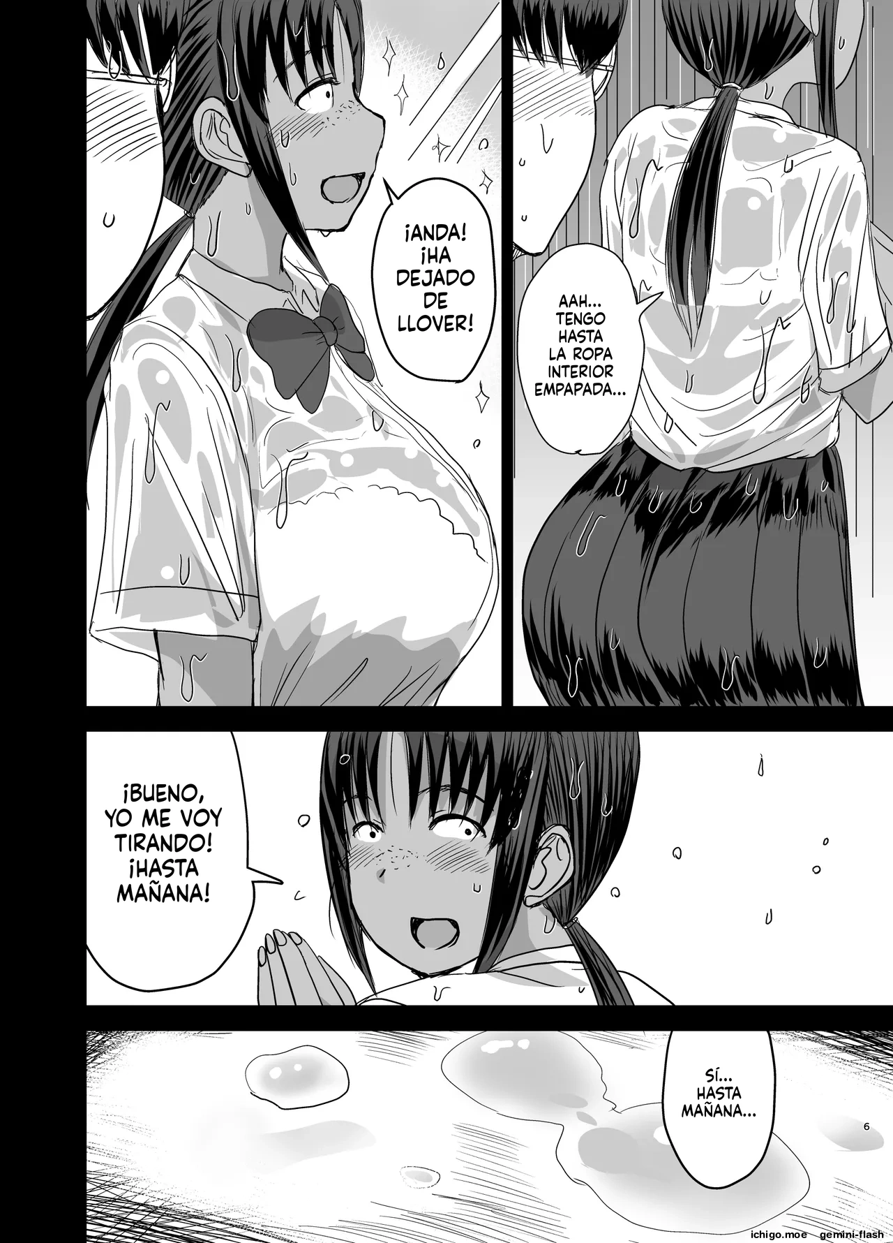 Mob-gao Bakunyuu no Doukyuusei o Ore no Iinari no SeFri ni Shiteyatta... 4 page 7 full