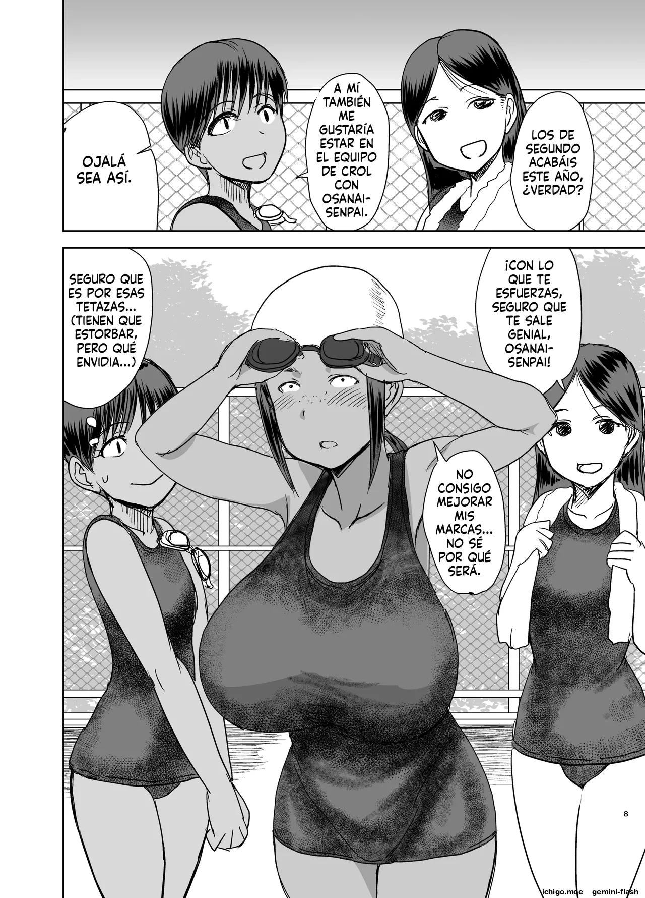 Mob-gao Bakunyuu no Doukyuusei o Ore no Iinari no SeFri ni Shiteyatta... 4 page 9 full