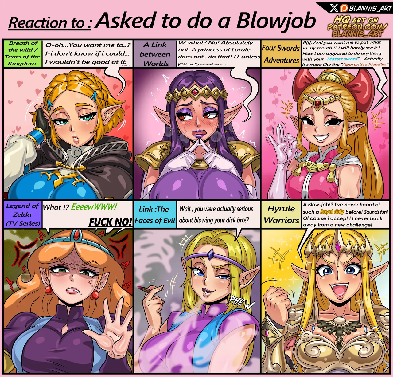 Zelda's fluctuating levels of desires👑 page 2 full