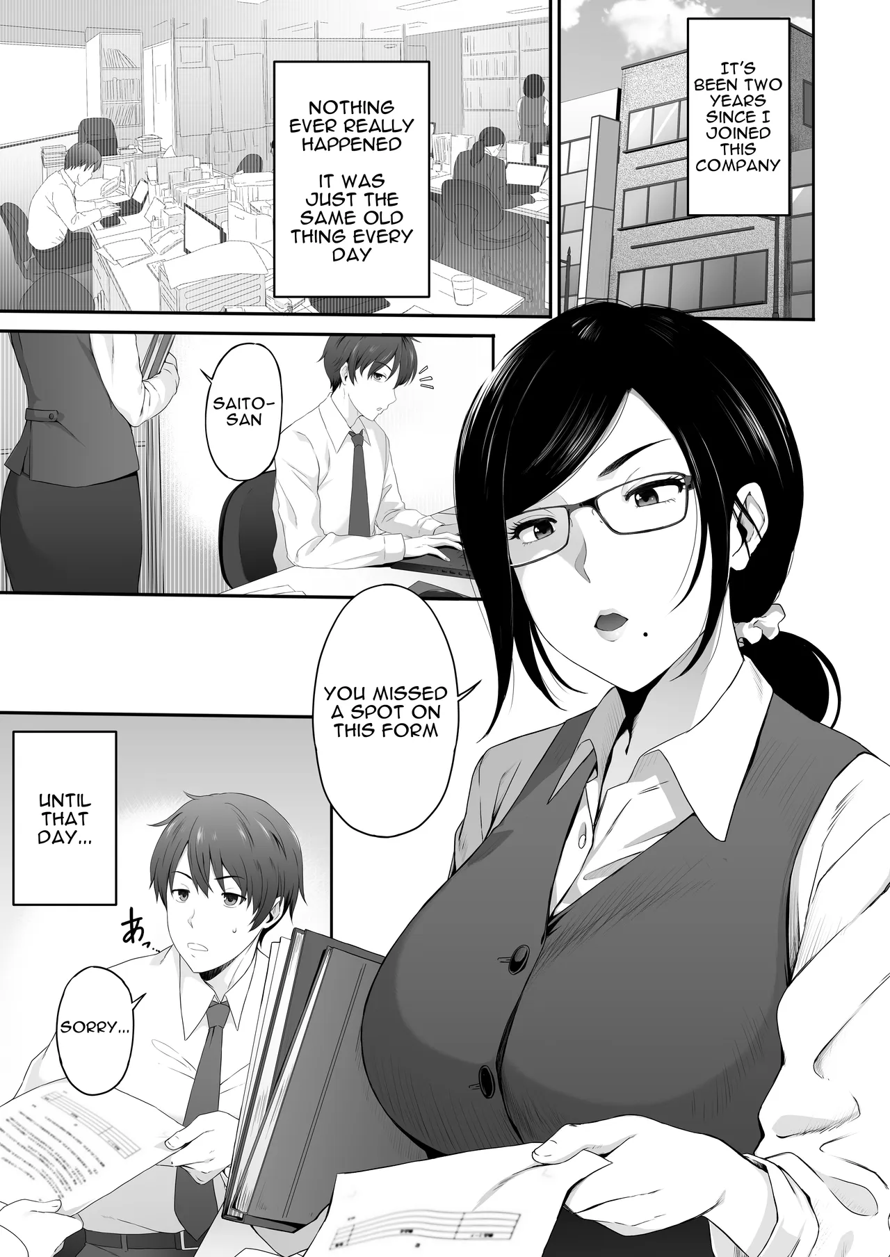 i Perverted Woman - Takahashi, a Modest, Busty Accountant, Made Me Develop a Masochist Habit... page 2 full