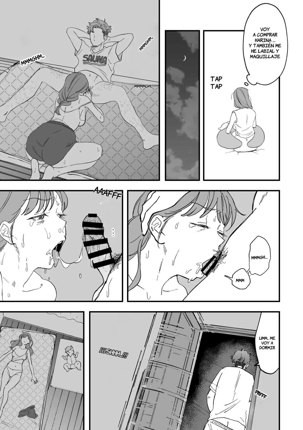 Okkii Haitatsuin-san to Oku-sama ga Furin Shichau Hanashi | La historia de como una esposa termina cometiendo una infielidad con la repartidora page 12 full