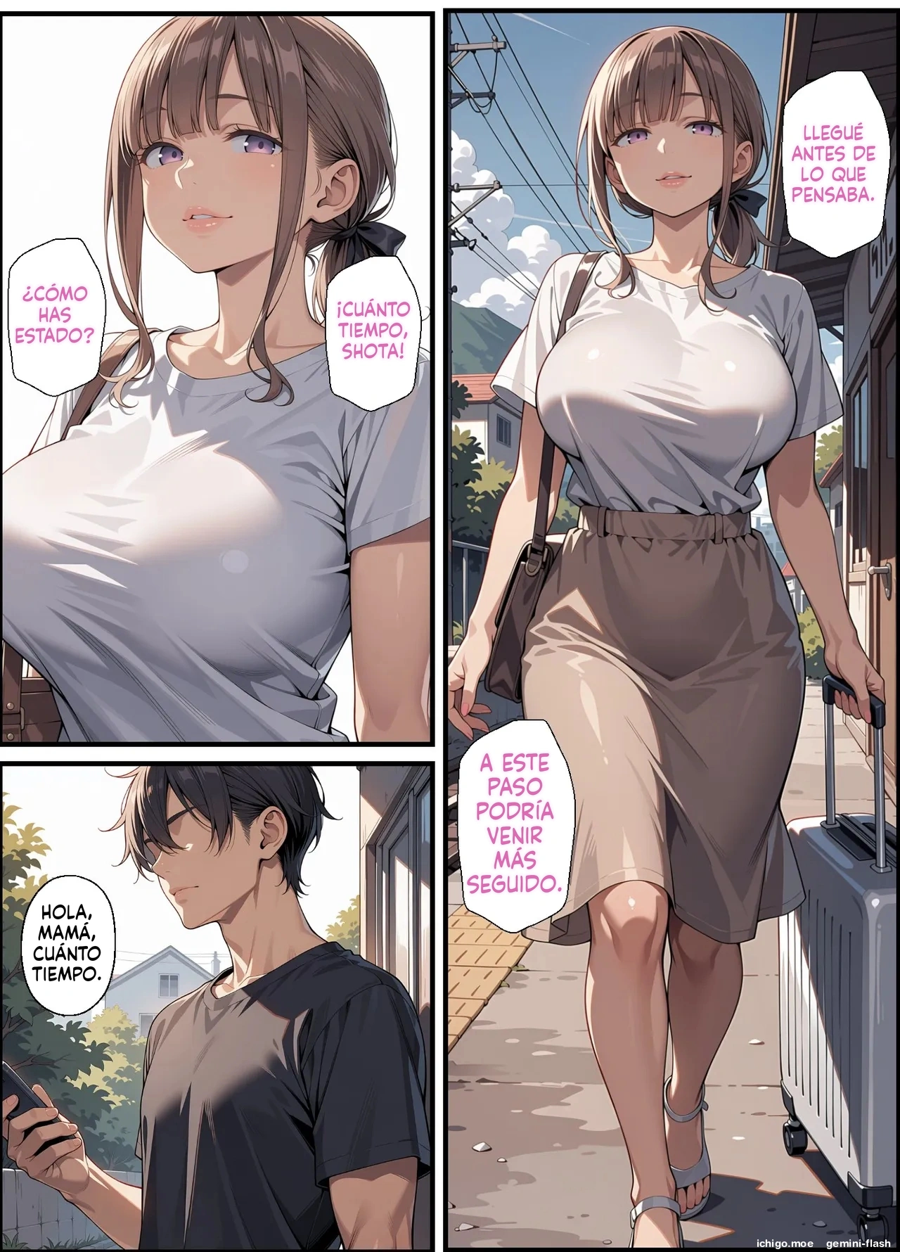 Boshi massaji haha o musuko oiru de torotoro ni shita h  MTL page 5 full