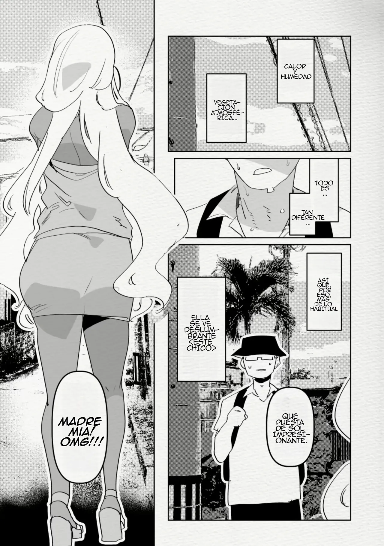 Minami no Shima de Futanari Kuro Gyaru Kanojo ni Hotel de Hametaosareru Nante......｜Imagina que tú novia futanari de piel oscura te deja inconsciente en una habitación de hotel en una isla del sur page 4 full