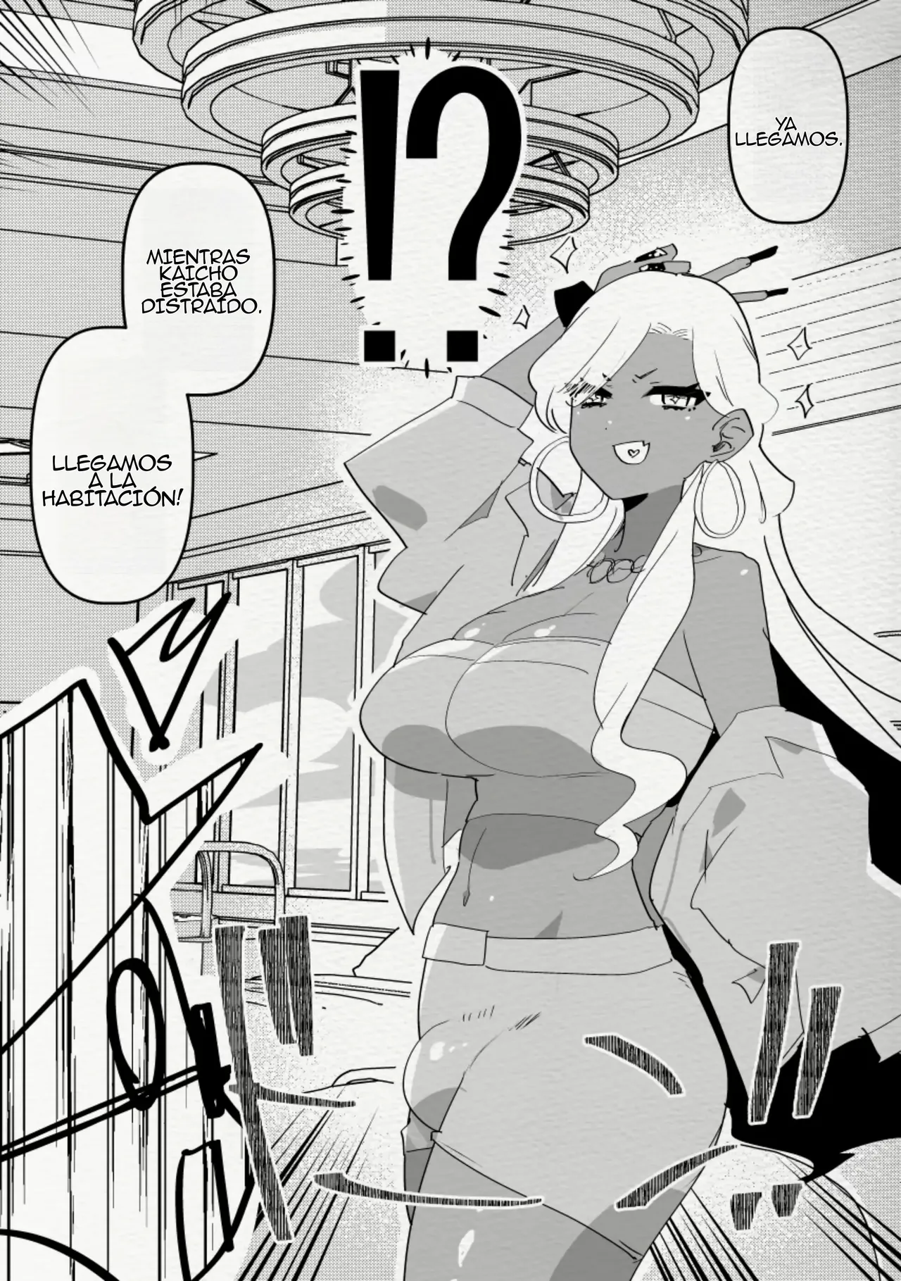 Minami no Shima de Futanari Kuro Gyaru Kanojo ni Hotel de Hametaosareru Nante......｜Imagina que tú novia futanari de piel oscura te deja inconsciente en una habitación de hotel en una isla del sur page 8 full