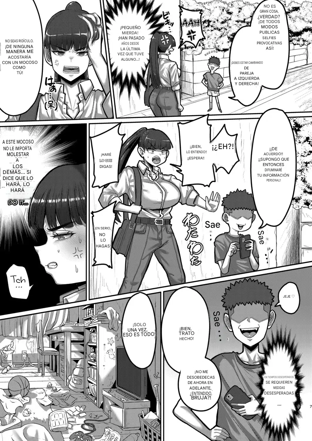 Onegaki!! Mukatsuku Nee-chan WakaraSEX!! Español page 5 full