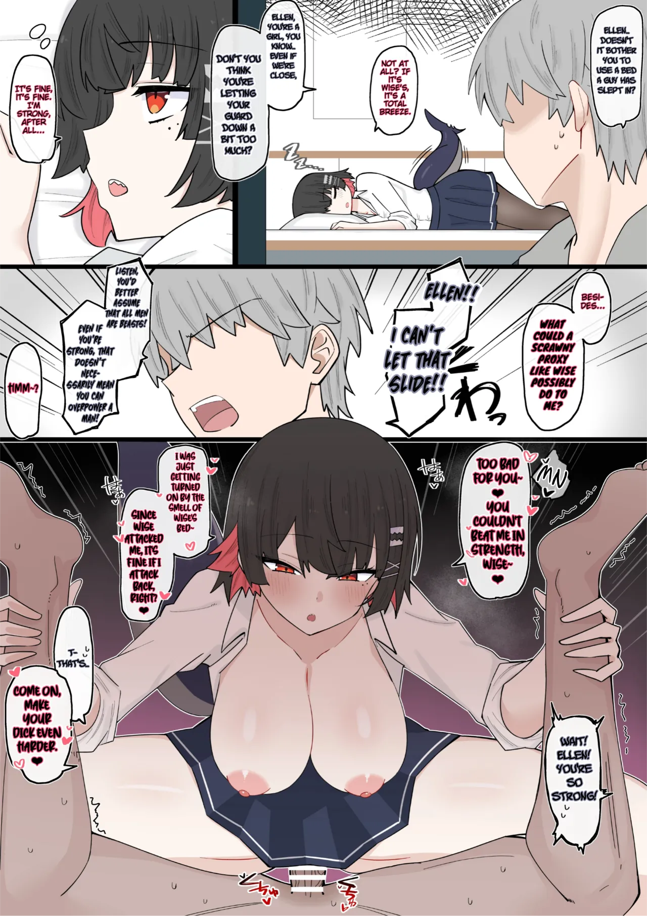 A Weak, Vulnerable Proxy Who Gets Attacked by Someone Younger ❤︎ page 1 full