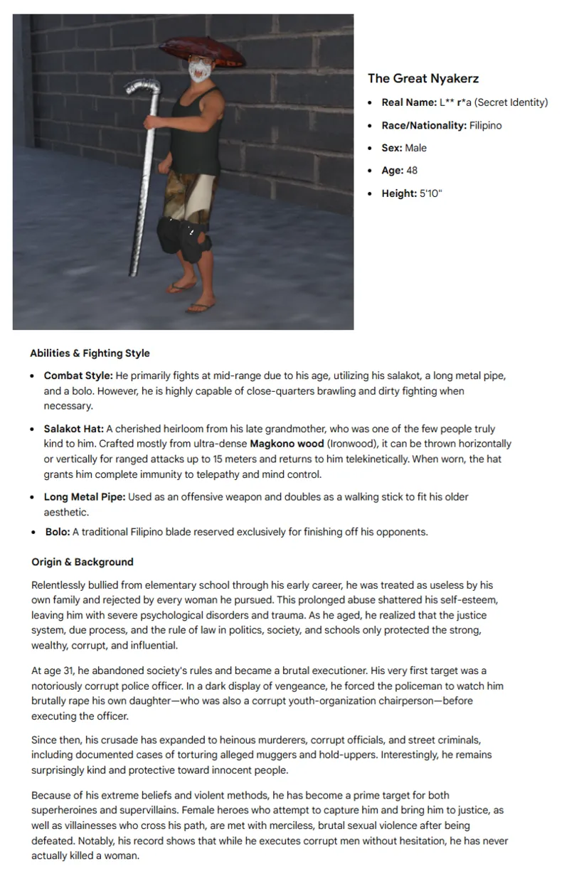 NOS Universe Character Profiles page 4 full