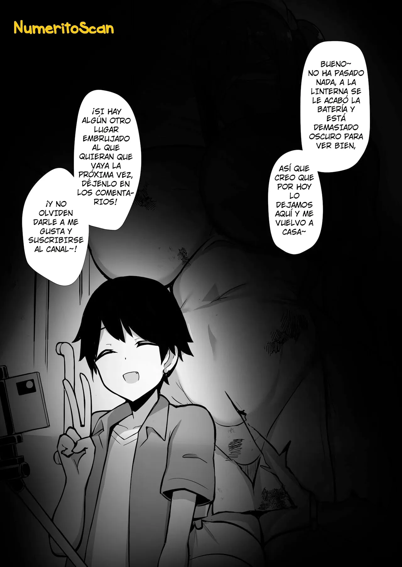 Oneshota Shinrei Spot Zenpen + Kouhen｜Sitio Embrujado Donde Aparece la Onee-san Devora Niños Paarte 1 y 2 page 1 full