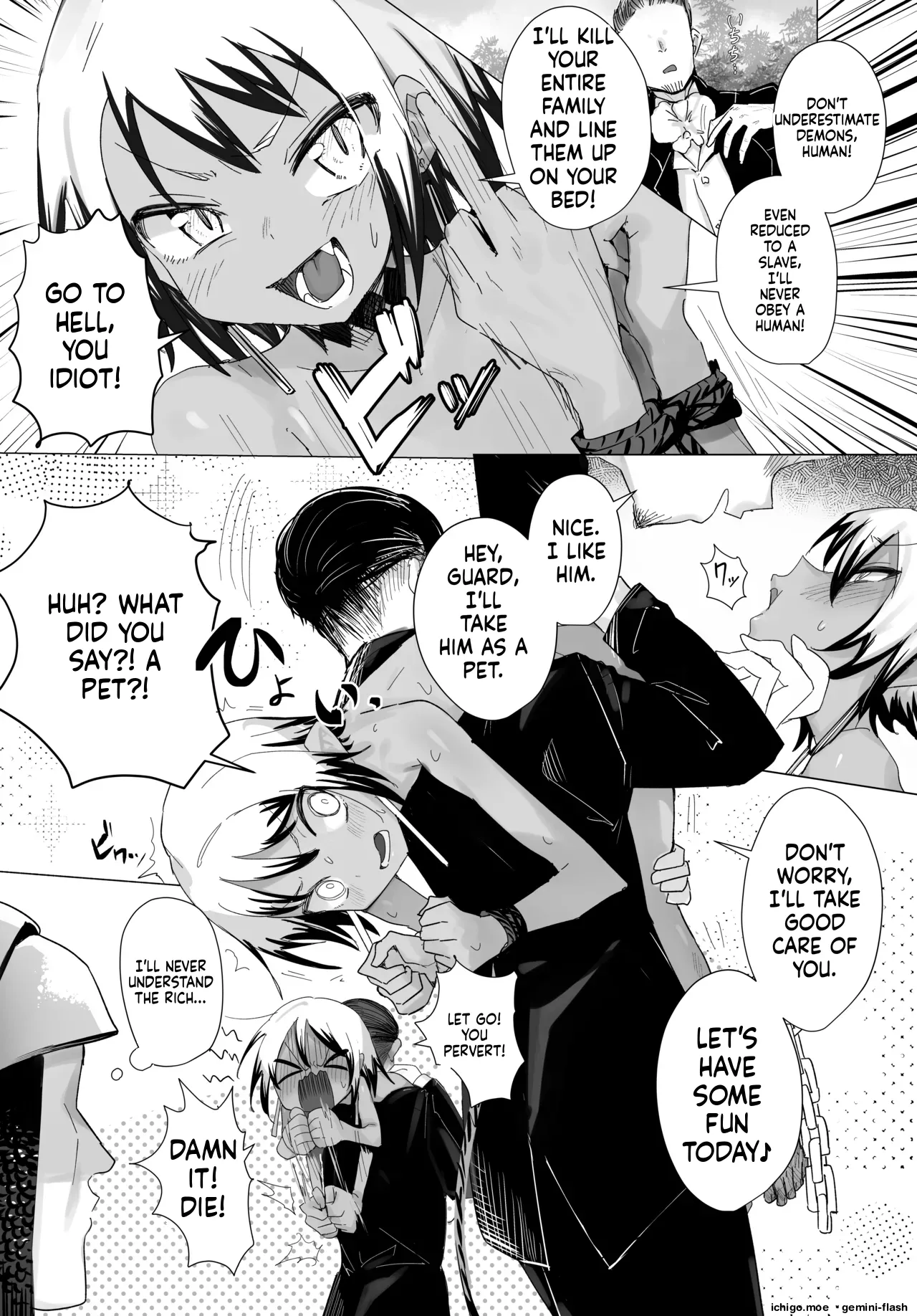 Kassyoku Akuma Ni MesuAna Akete Haramaseru Hon page 4 full