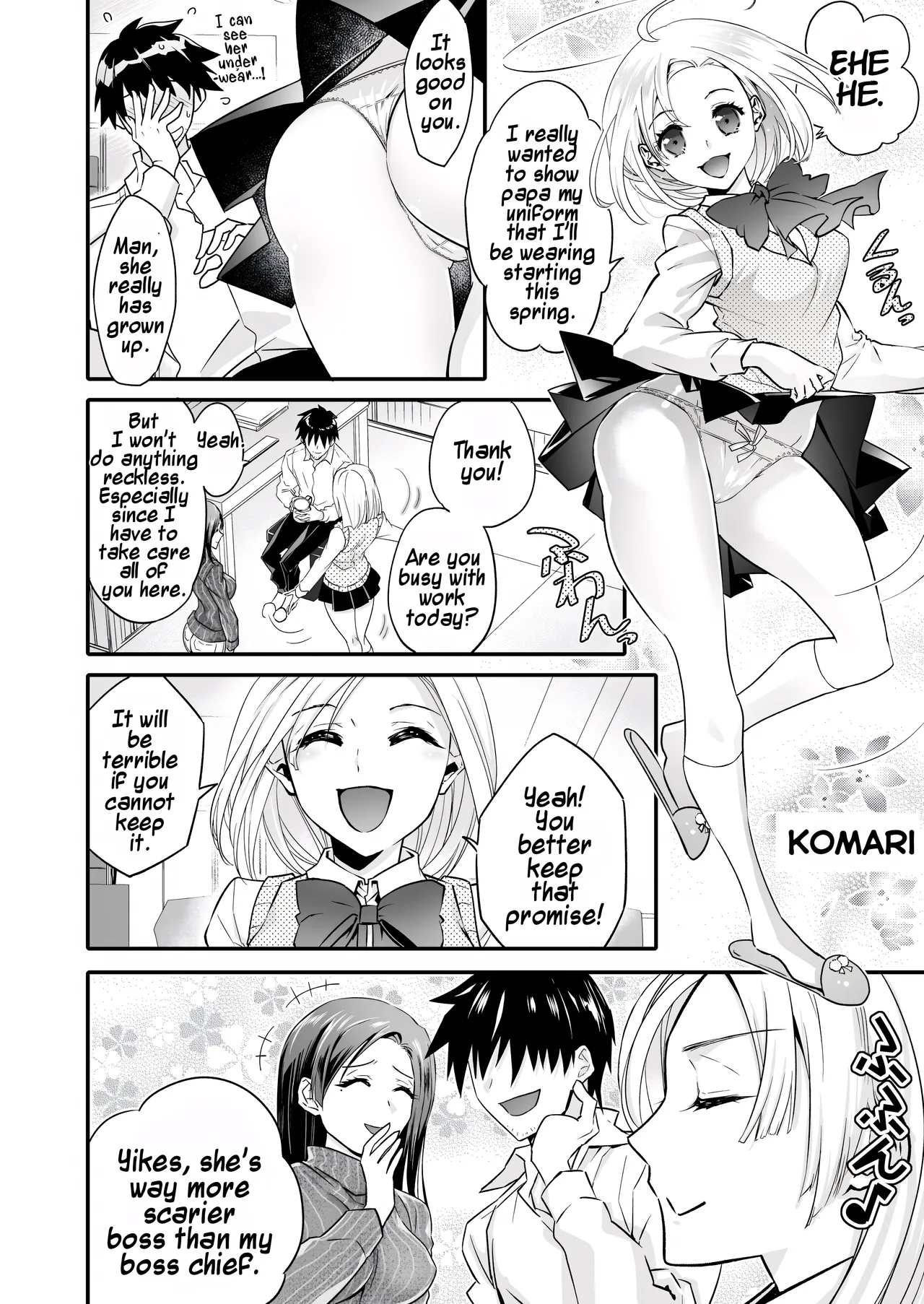 Mesu Ochi no Kashaku 2 ~Seitenkan Meido ni Sarete Jisshi ni Dakareru Otoko~ | A Fallen Woman's Remorse 2 ~A Man Who Turned into a Transgender Maid and Embraced by His Own Daughter~ page 5 full