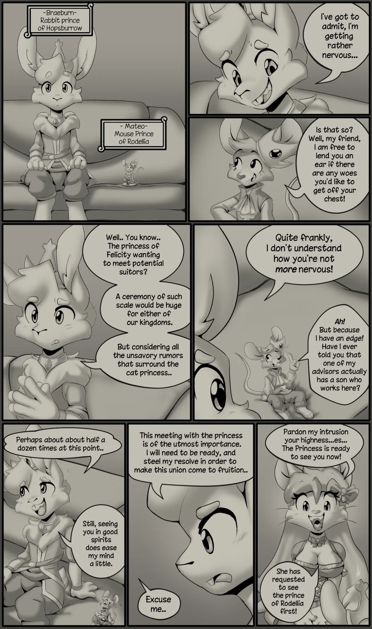 Princess Nino: Chapter 17 - Suitors page 1 full