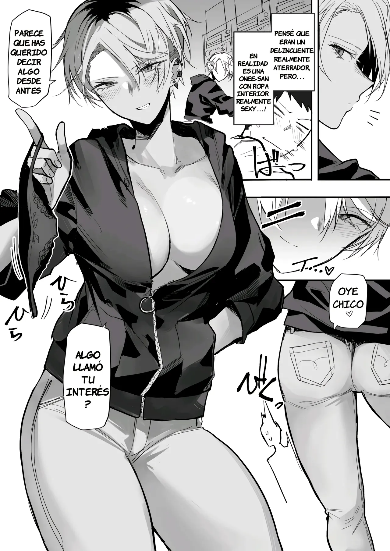 Coin Laundry de Kowai Yankee ni Karamareru Manga｜Un Manga Sobre Mezclarse con una Delincuente Aterradora en la Lavanderia page 3 full