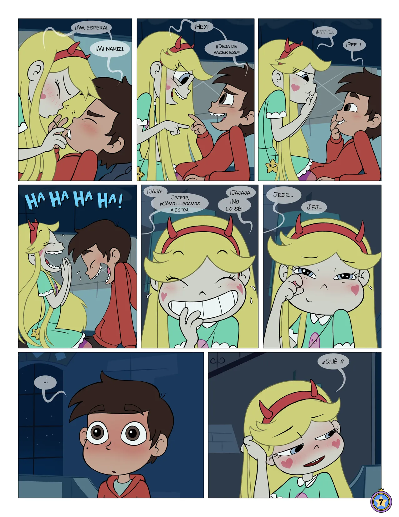 Between friends  . page 8 full