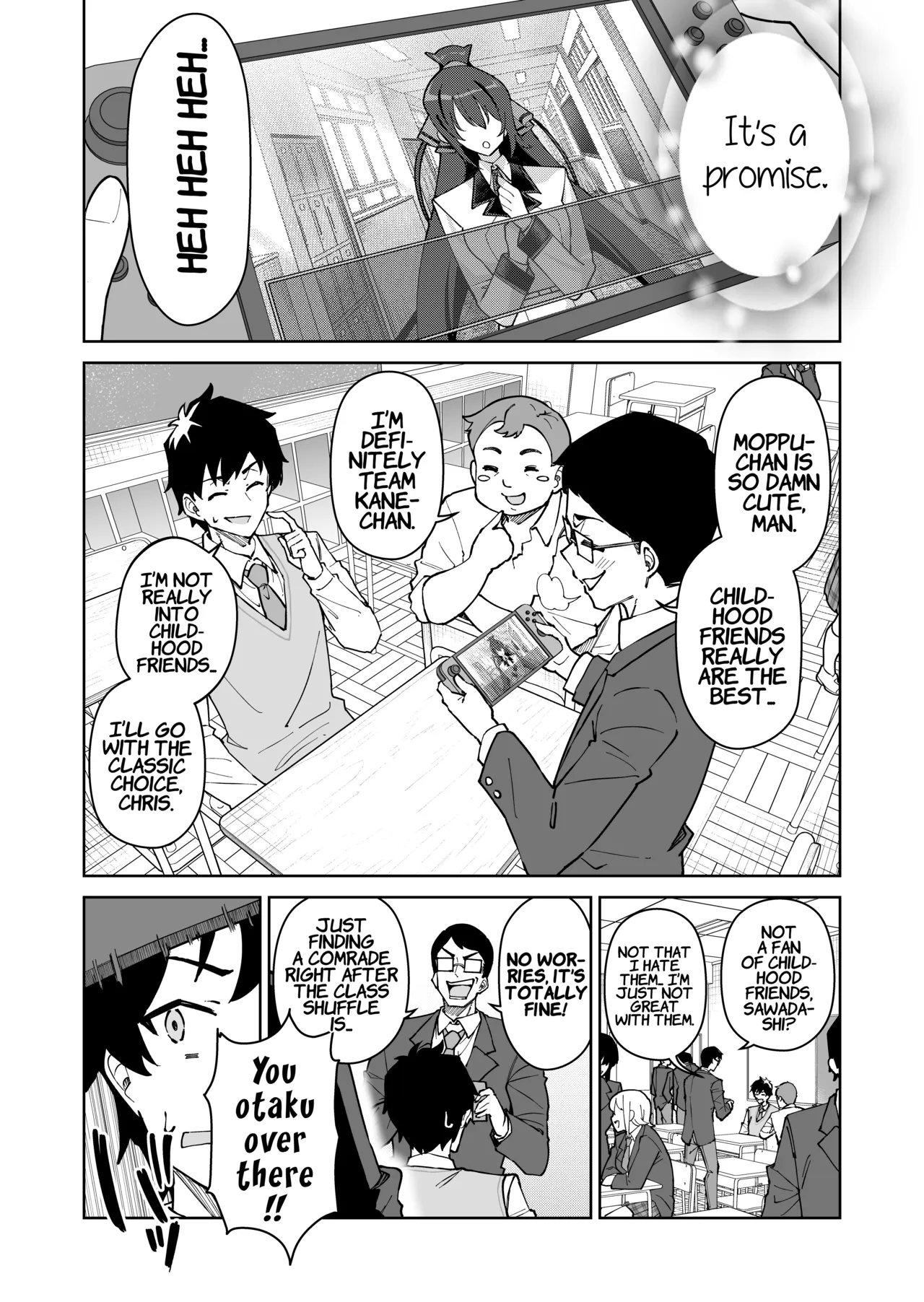 Cross My Heart ~Tsundere Fuuki Iin to Kinpatsu Bishoujo Ryuugakusei~ | Cross My Heart ~The Tsundere Disciplinary Committee Member and the Beautiful Blonde Exchange Student~ page 5 full