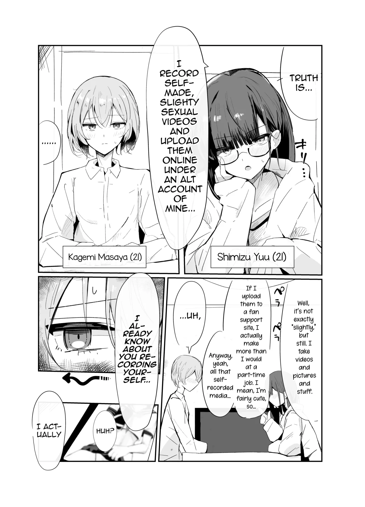 Uraaka Otokonoko to Doukyonin no Ore page 3 full