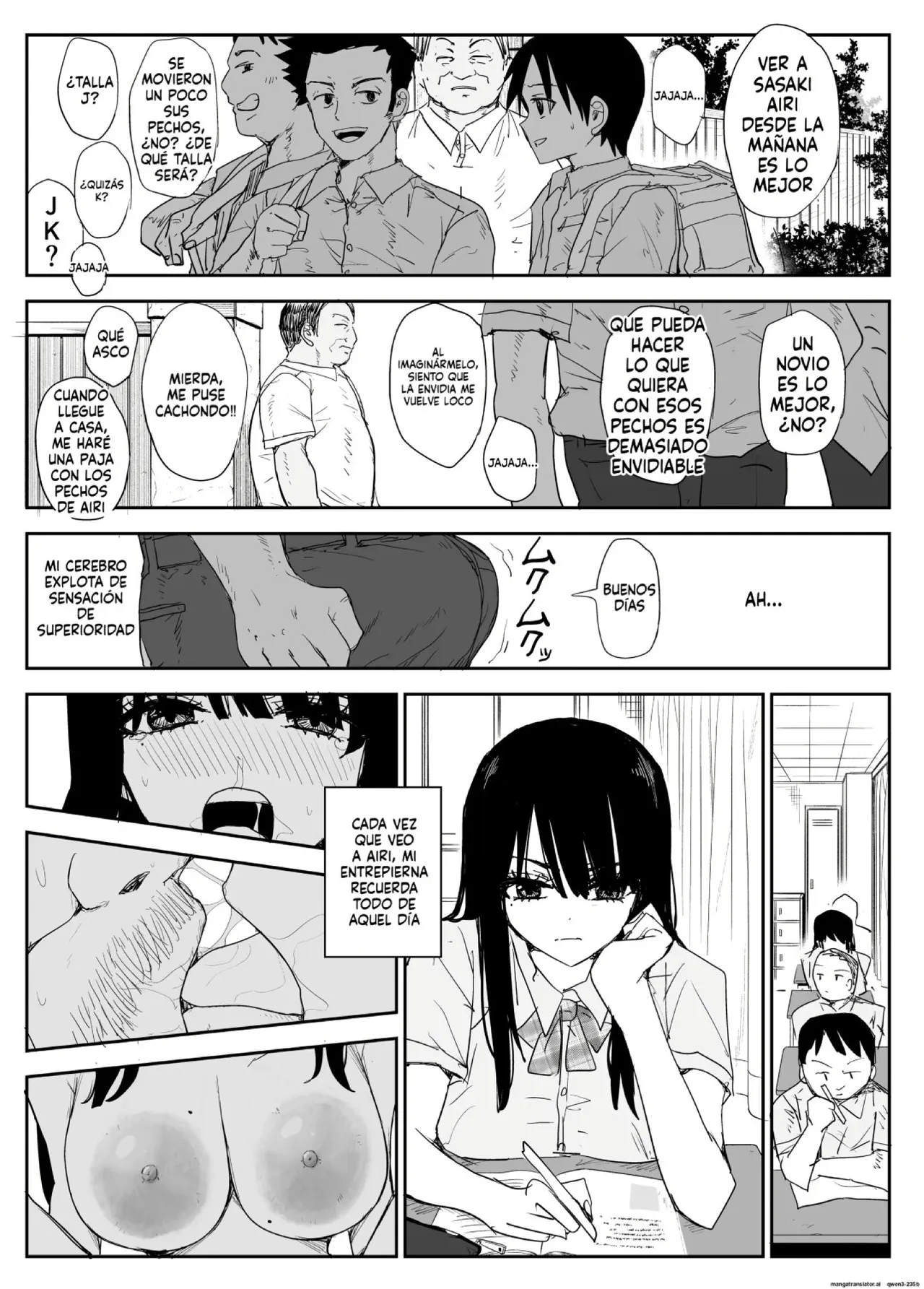 Oshiego Kiss Hame Nikki 2 ~Iyagaru “Oshiego” ni Sukumizu Kisete Oppai Nyuurin Shaburimakuru~｜Diario de Fesos Forzados con mi Alumna 2 ~Forzar a una Alumna Reacia a Urar un Traje de Baño Escolar para Chupar sin Piedad sus Tetas y Areolas Enormes~ page 9 full