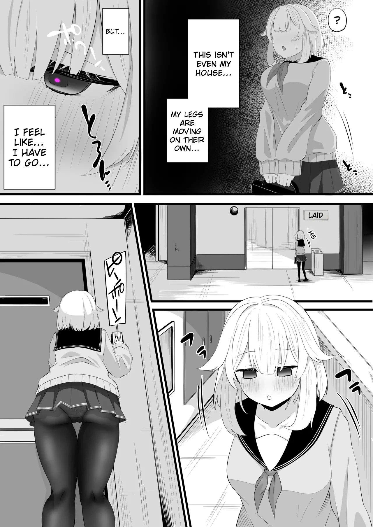 A girl’s original character in the real world and cyberspace. page 3 full