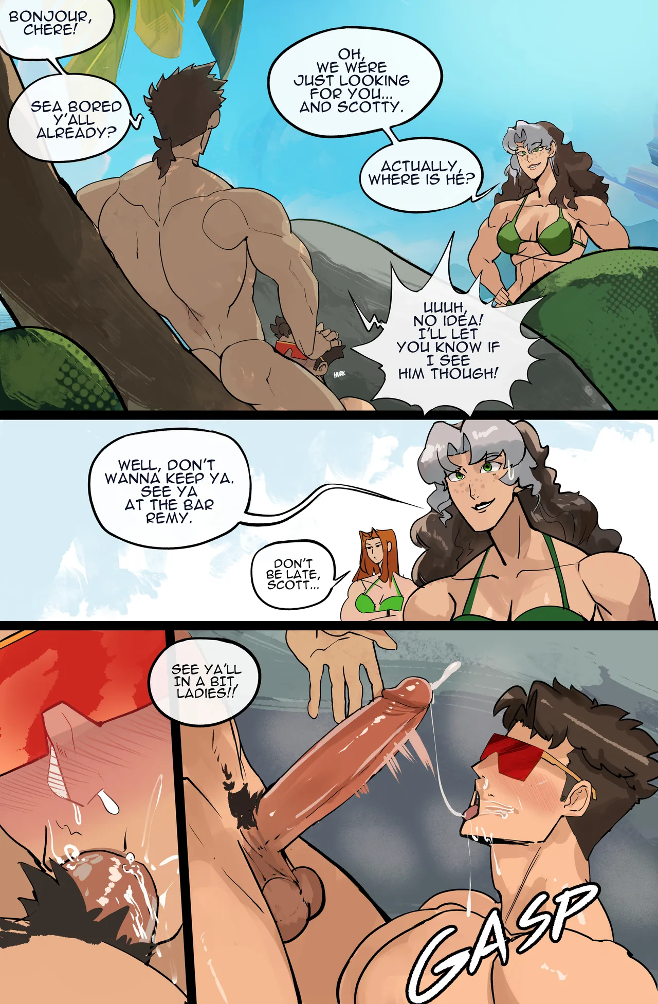 Marvel Rivals Comic Gambit x Cyclops page 5 full