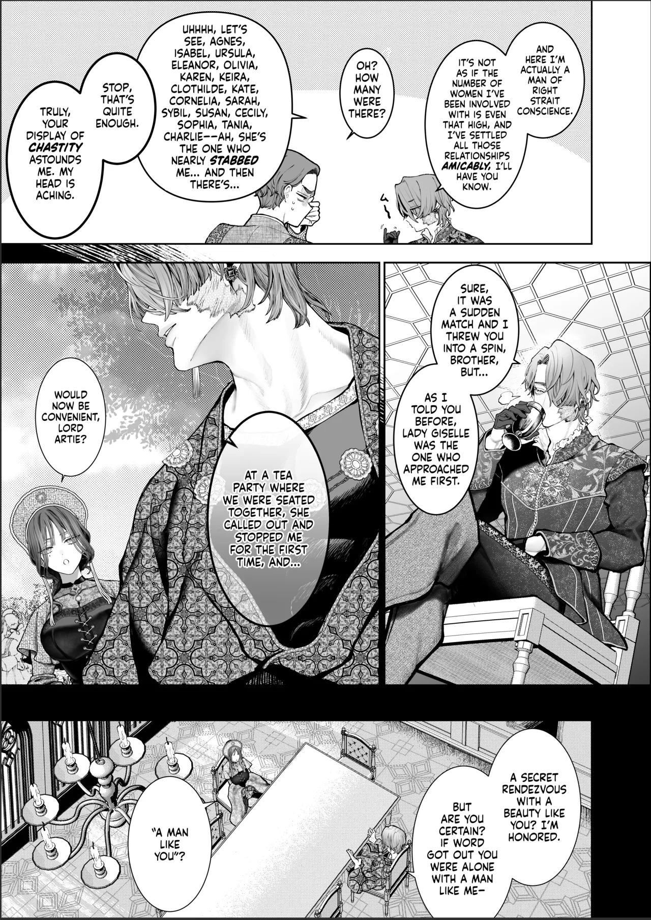 Houtou Kizoku wa Moto Outaishihi to no Haramasekon de Isogashii - The Rake and The Once Crowned Princess page 12 full