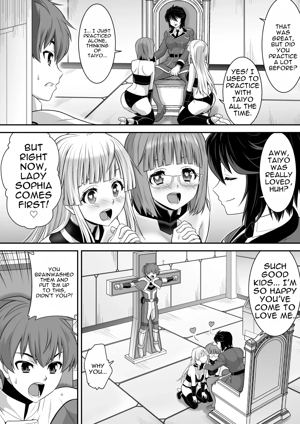 Sousei Shugo Trinity Soula - Souai no Shugosha-tachi - Futanari Onna Shuryou ni Ore-tachi ga Miryou Sareru Wake ga Nai! page 7 full