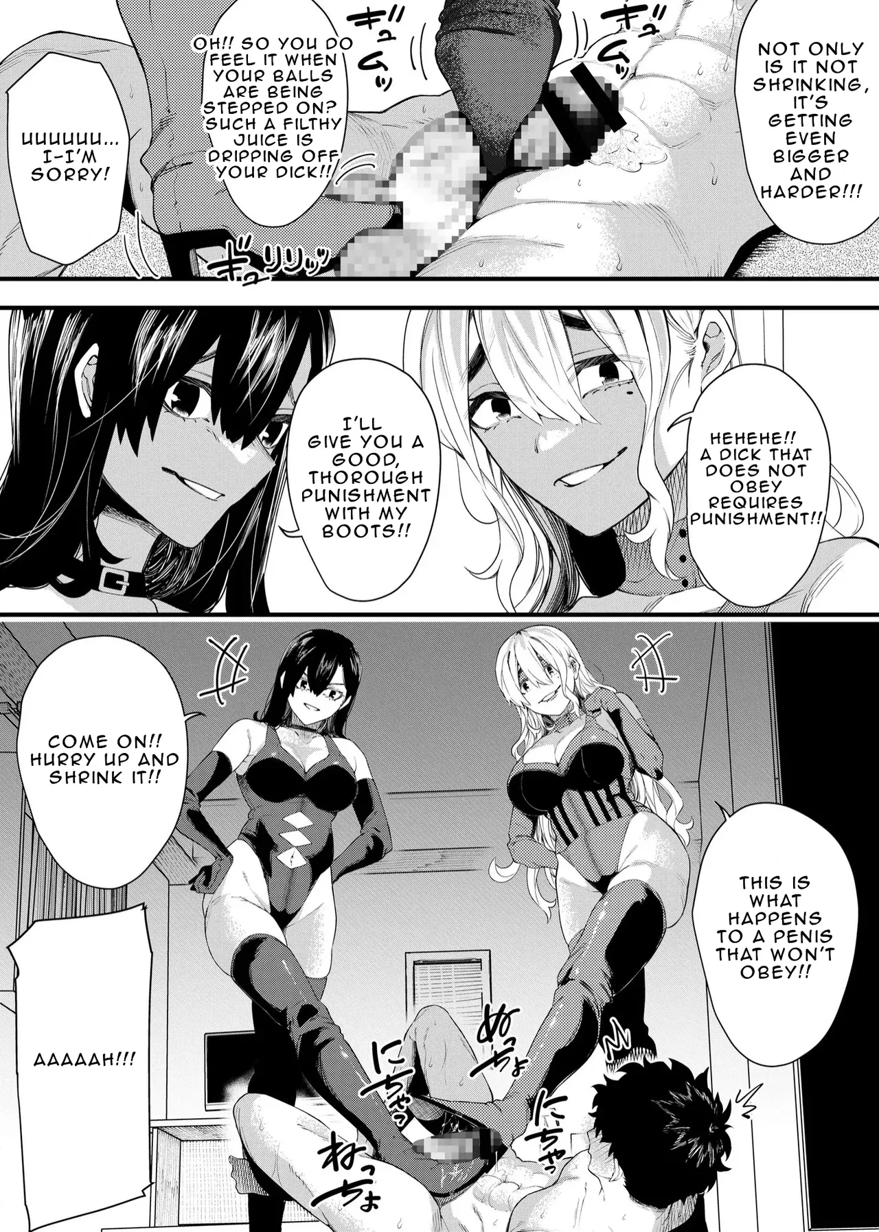 Double Mistresses's Boots Torture page 9 full
