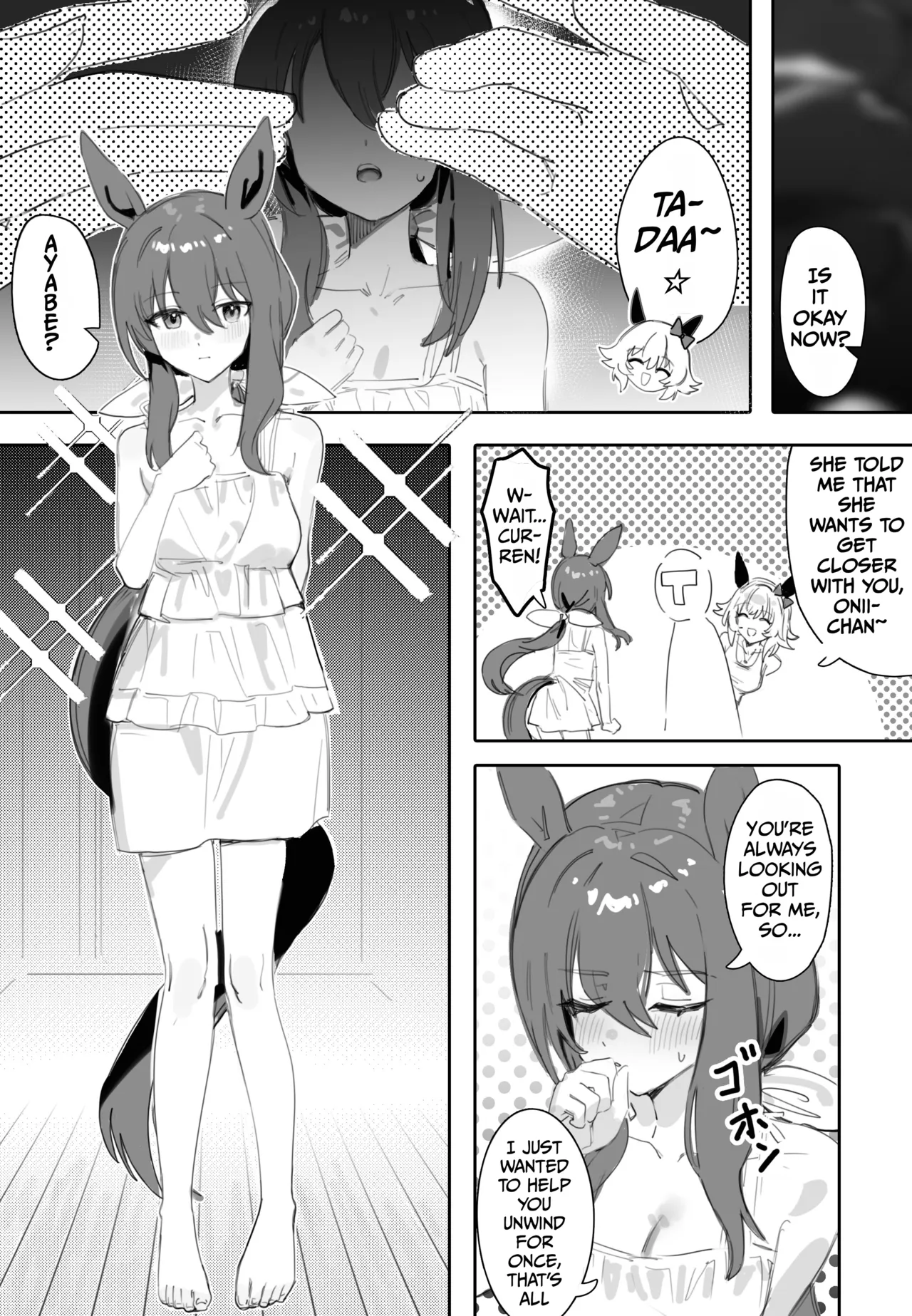 Trainer-san, Onii-chan, Won't You Join Us In The Bath? page 2 full