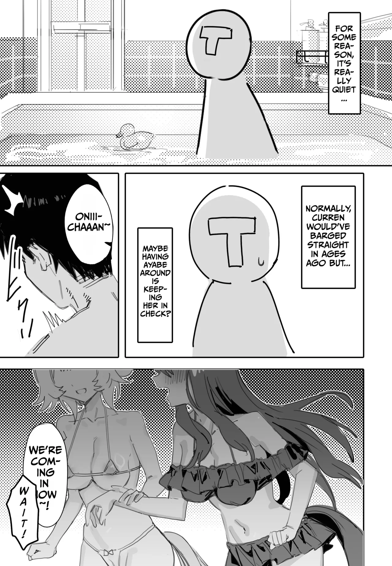 Trainer-san, Onii-chan, Won't You Join Us In The Bath? page 4 full