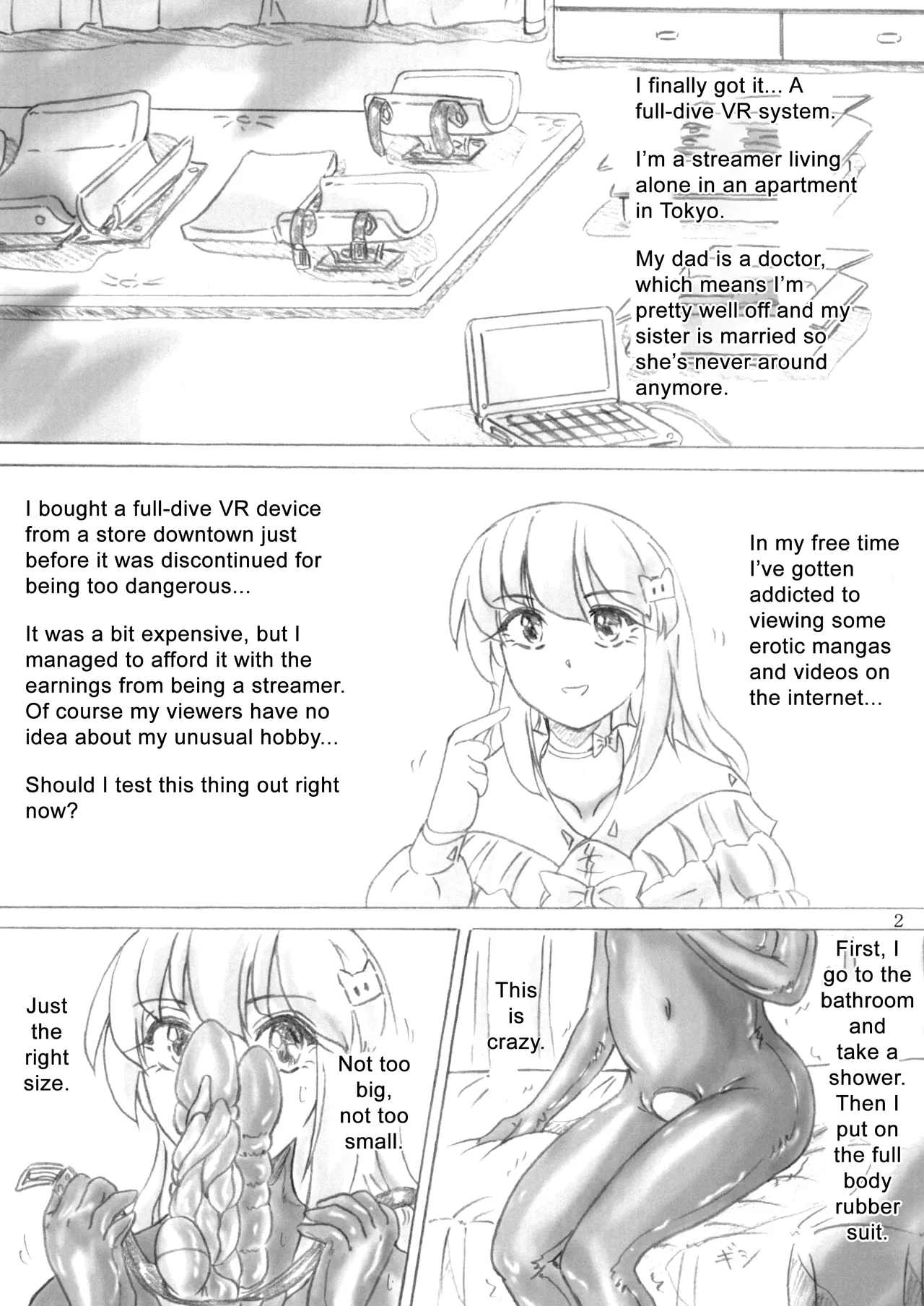 The Fate of an 18-Year-Old High School Girl Who Got Her Hands on Full-Dive VR That Was Pulled from the Market for Being Too Dangerous page 2 full