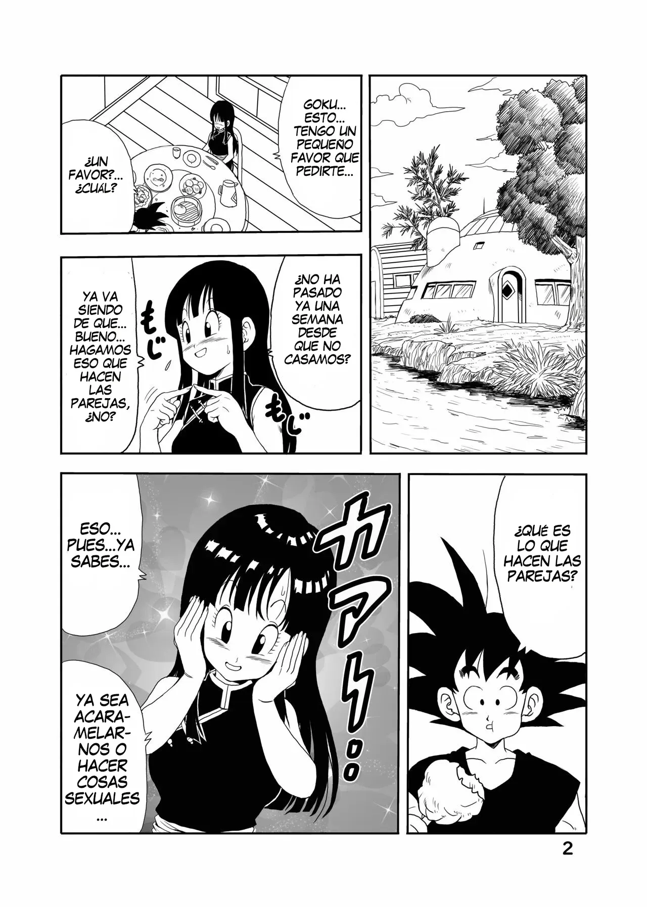 Chichi to Gokuu｜Milk y Gokú page 3 full