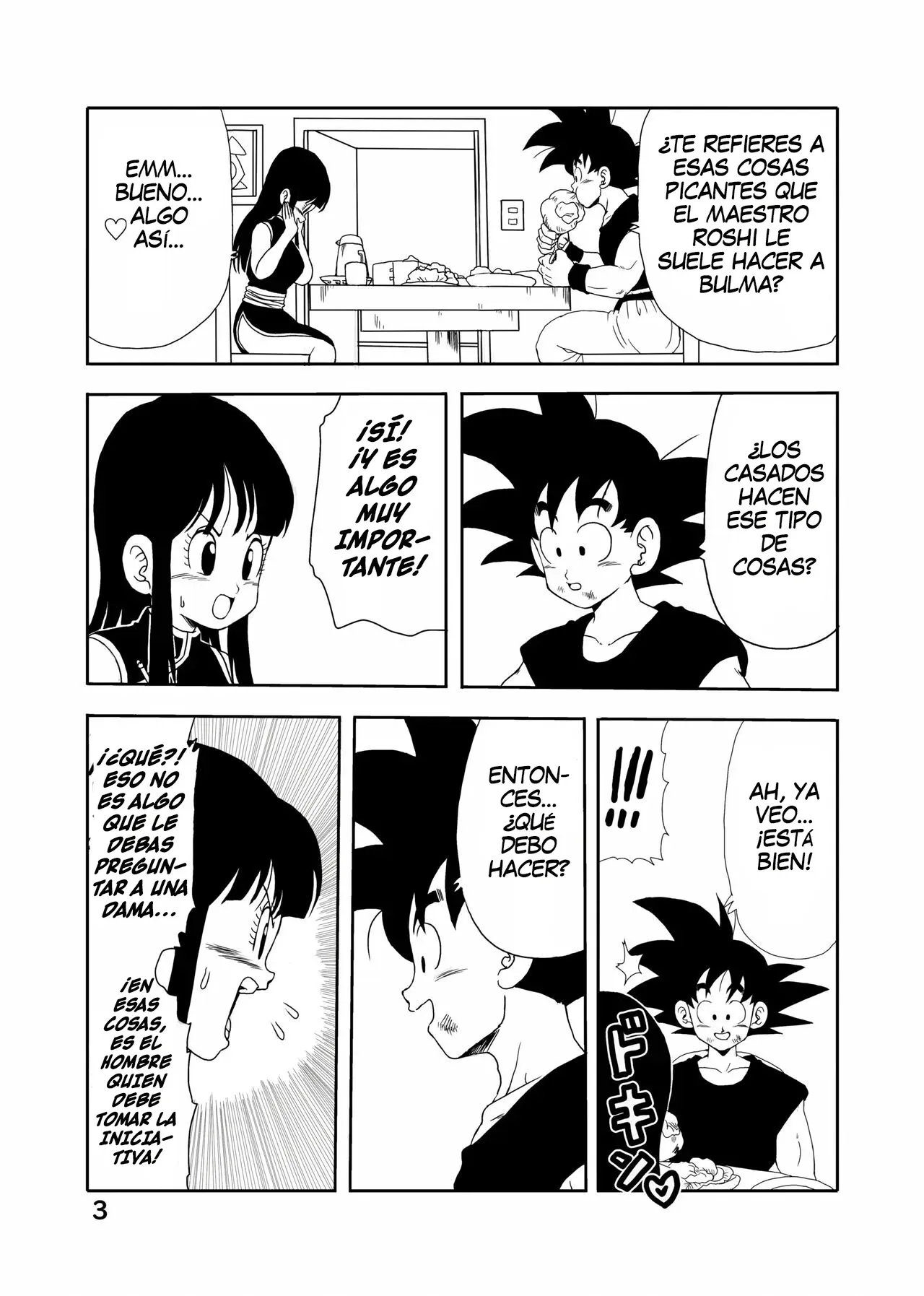 Chichi to Gokuu｜Milk y Gokú page 4 full