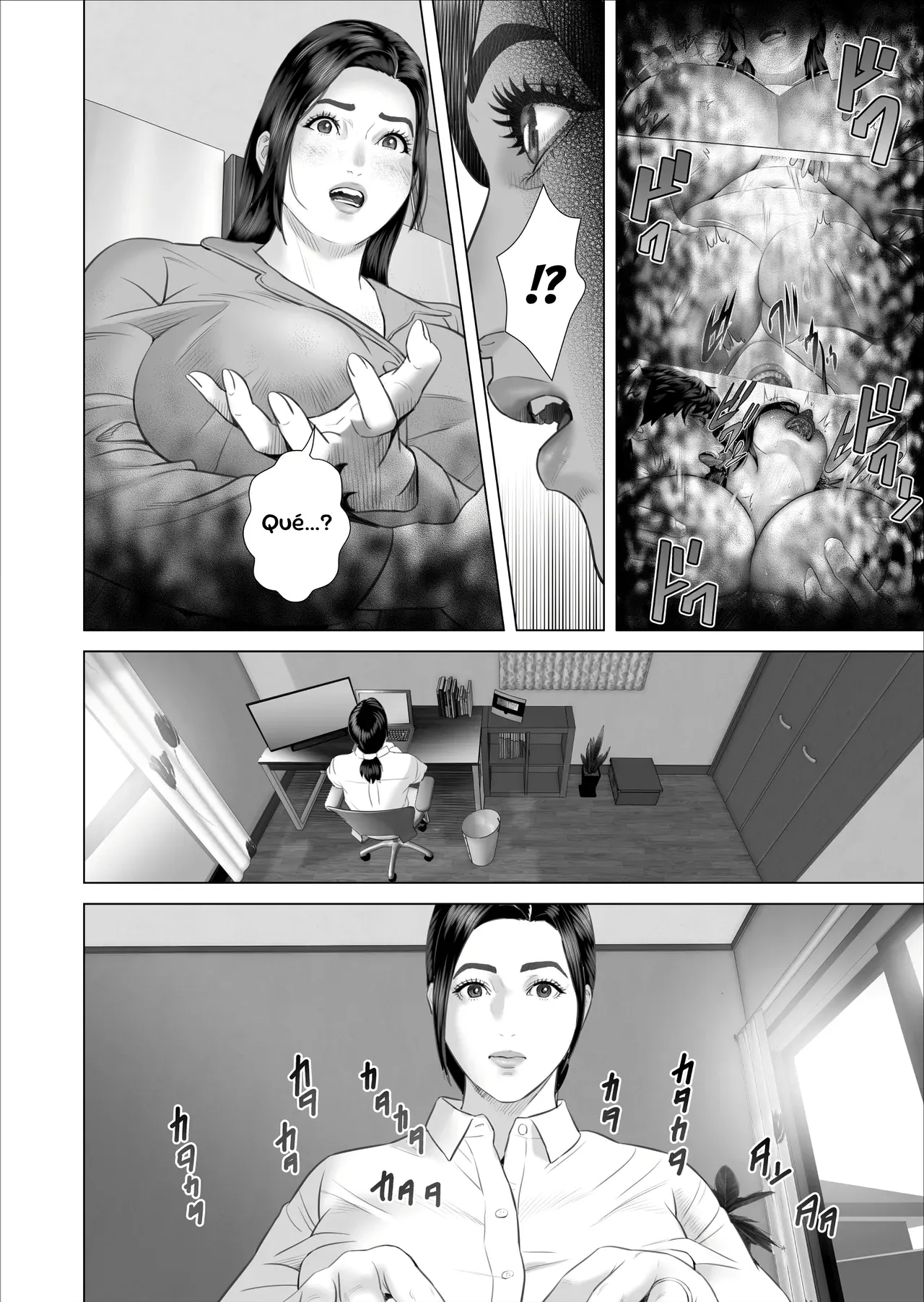 Kinjo Yuuwaku Shiro Soubi Oba-san no Himeta,,, 5 - Yokkyuu Fuman Hen｜Mi Seductora Tía... Una Rosa Blanca... 5 - Frustración page 4 full
