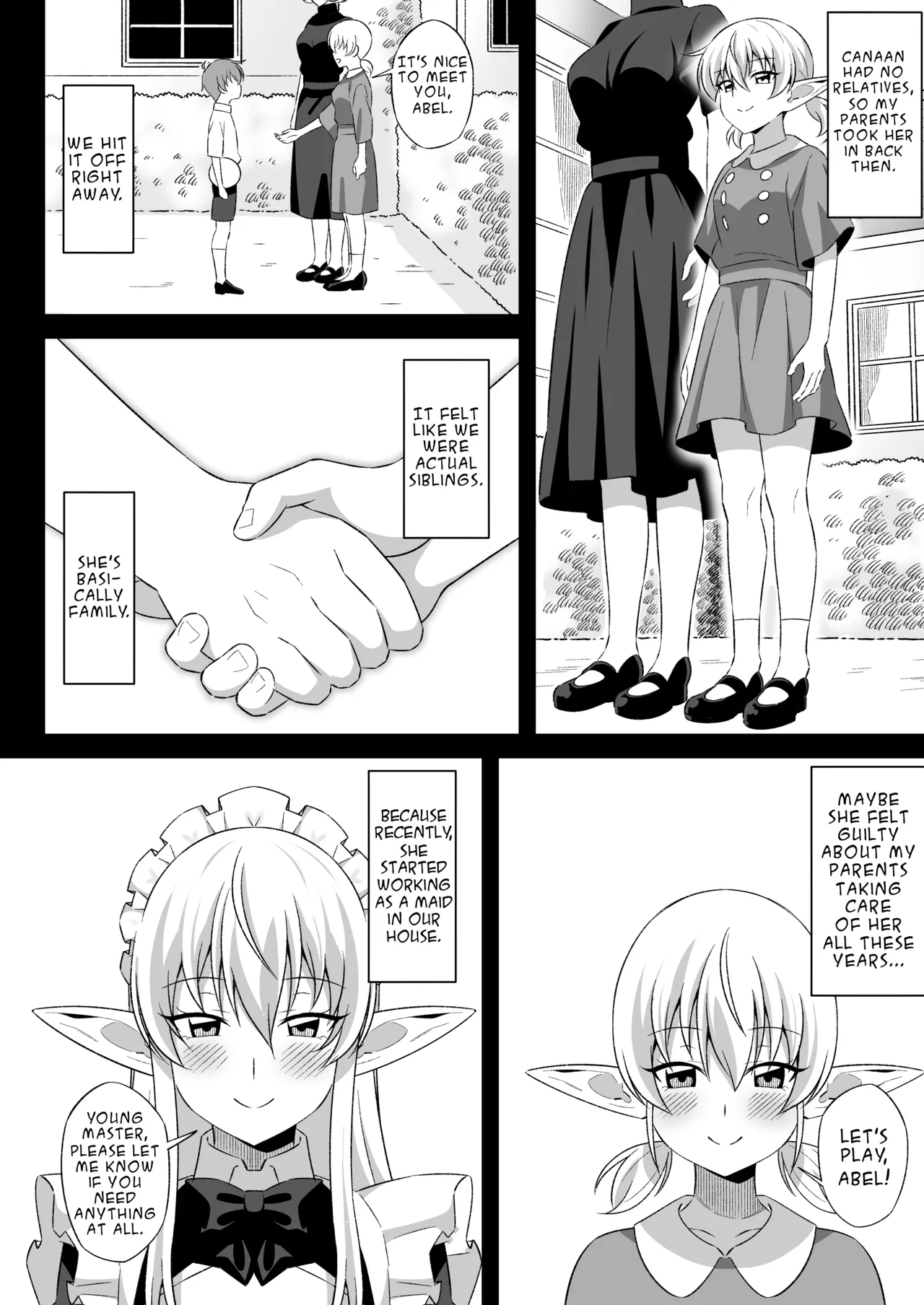 Oyashiki ni Tsukaeru Elf wa Goshujin-sama ni XXXX de Gohoushi Suru no ga Shigoto desu | The Elf Who Serves at the Mansion Has the Job of Serving Her Master with XXXX page 3 full