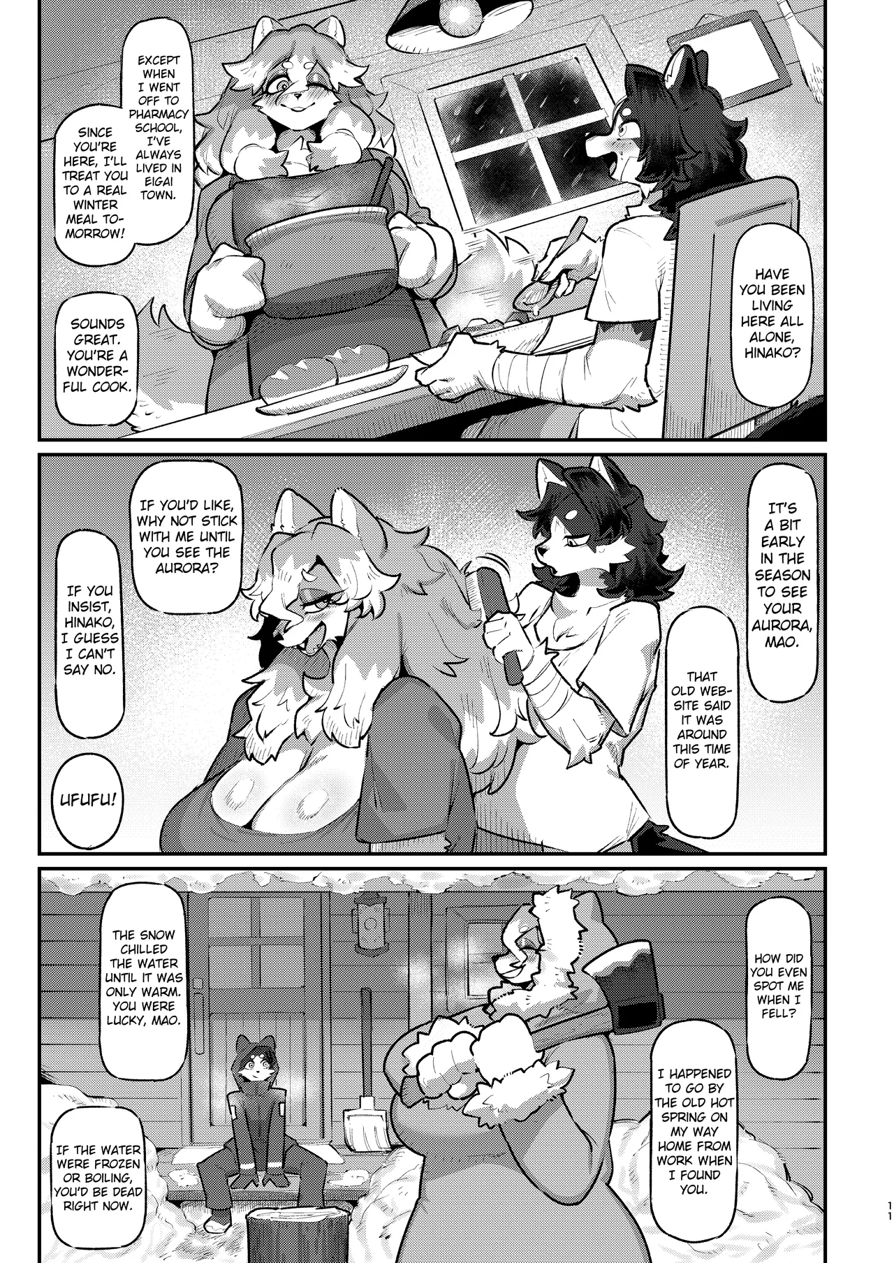 Kyokkou no Sora ni Yuki Tokeru | Snow Melting Beneath the Aurora-Lit Sky page 10 full