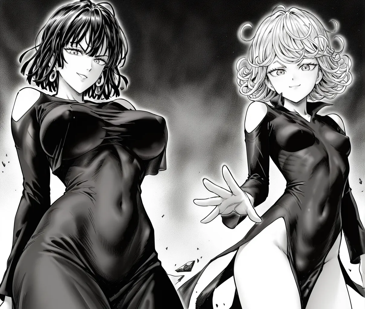 Tatsumaki x  Fubuki | One Punch Man page 2 full
