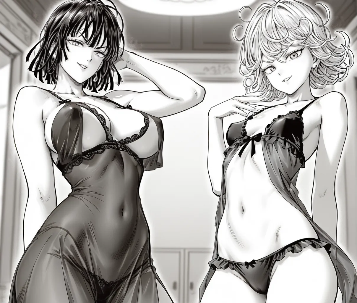 Tatsumaki x  Fubuki | One Punch Man page 4 full