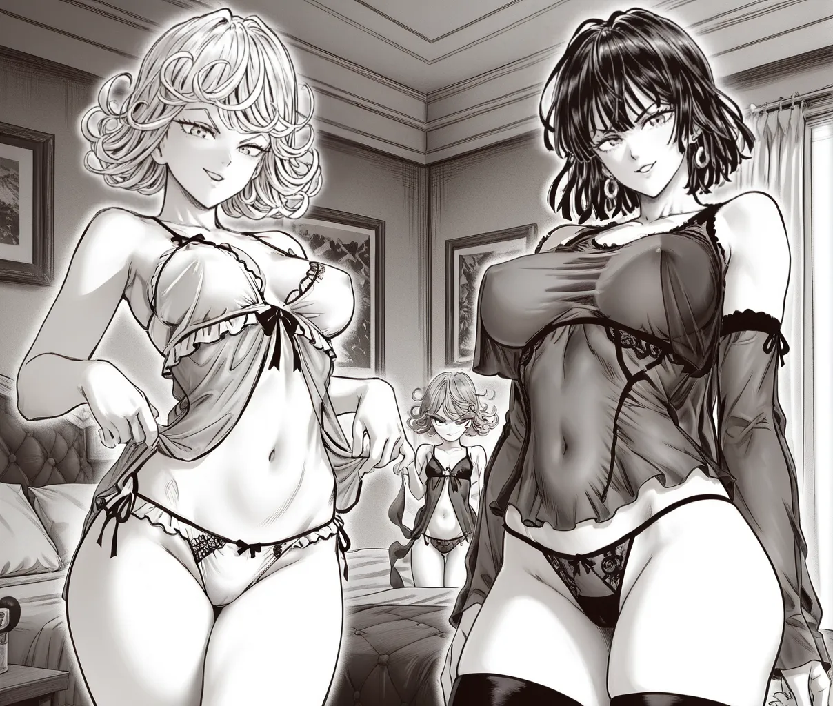 Tatsumaki x  Fubuki | One Punch Man page 5 full